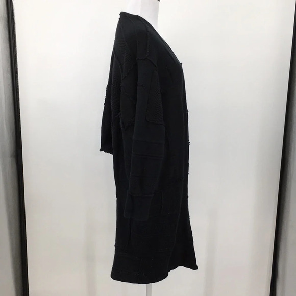 Ralph Lauren Cardigan Womens Medium Large Black Open Front Sweater Blue Label - Picture 6 of 12